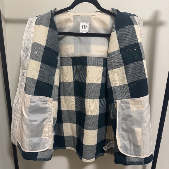 Women’s Gap Plaid Shacket Size M - Picture 5 of 8